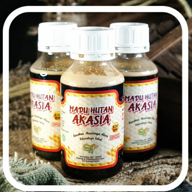 

Madu Hutan Murni Akasia 630gr. 100% murni kaya manfaat bagi kesehatan tubuh