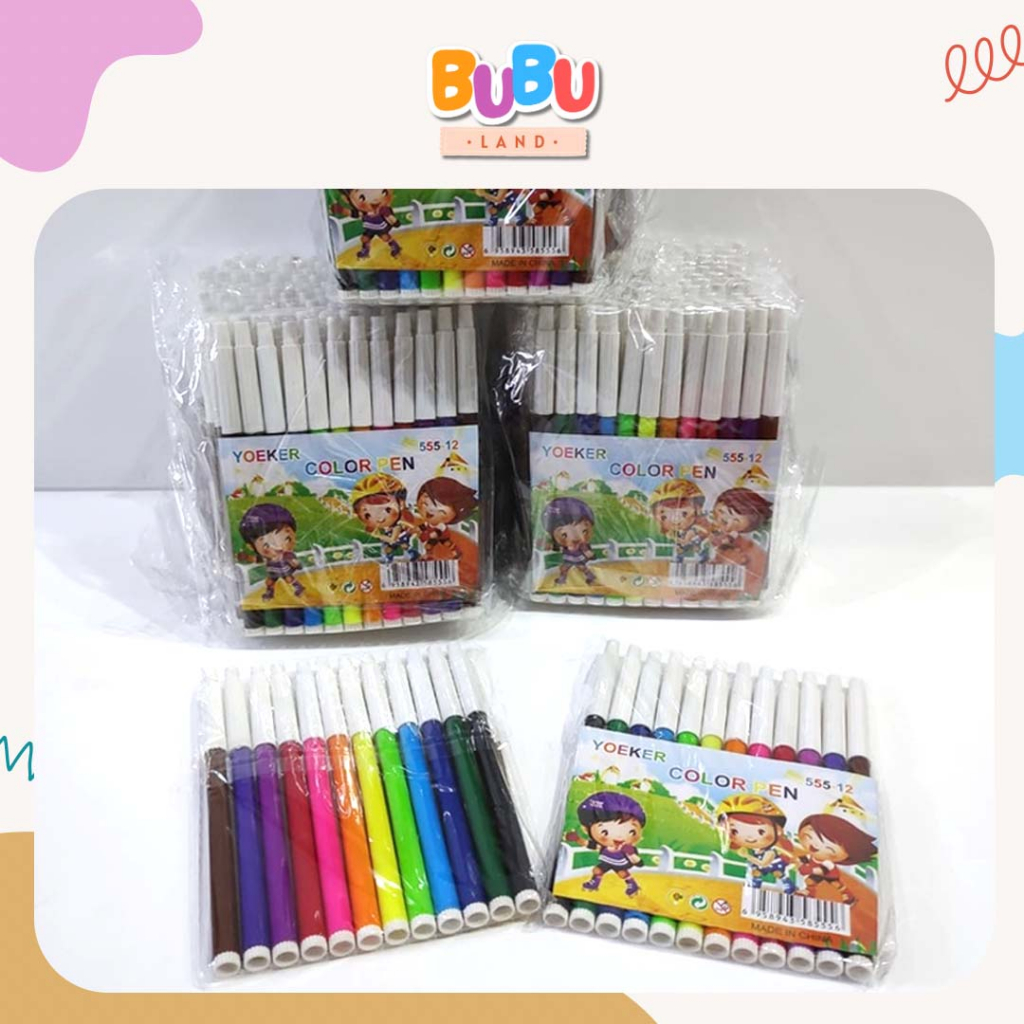 

Spidol Warna Kecil 12 warna