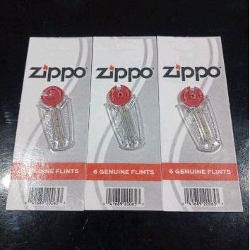 Zippo Original Genuine Flint Batu Korek Api Zippo Packing Putih
