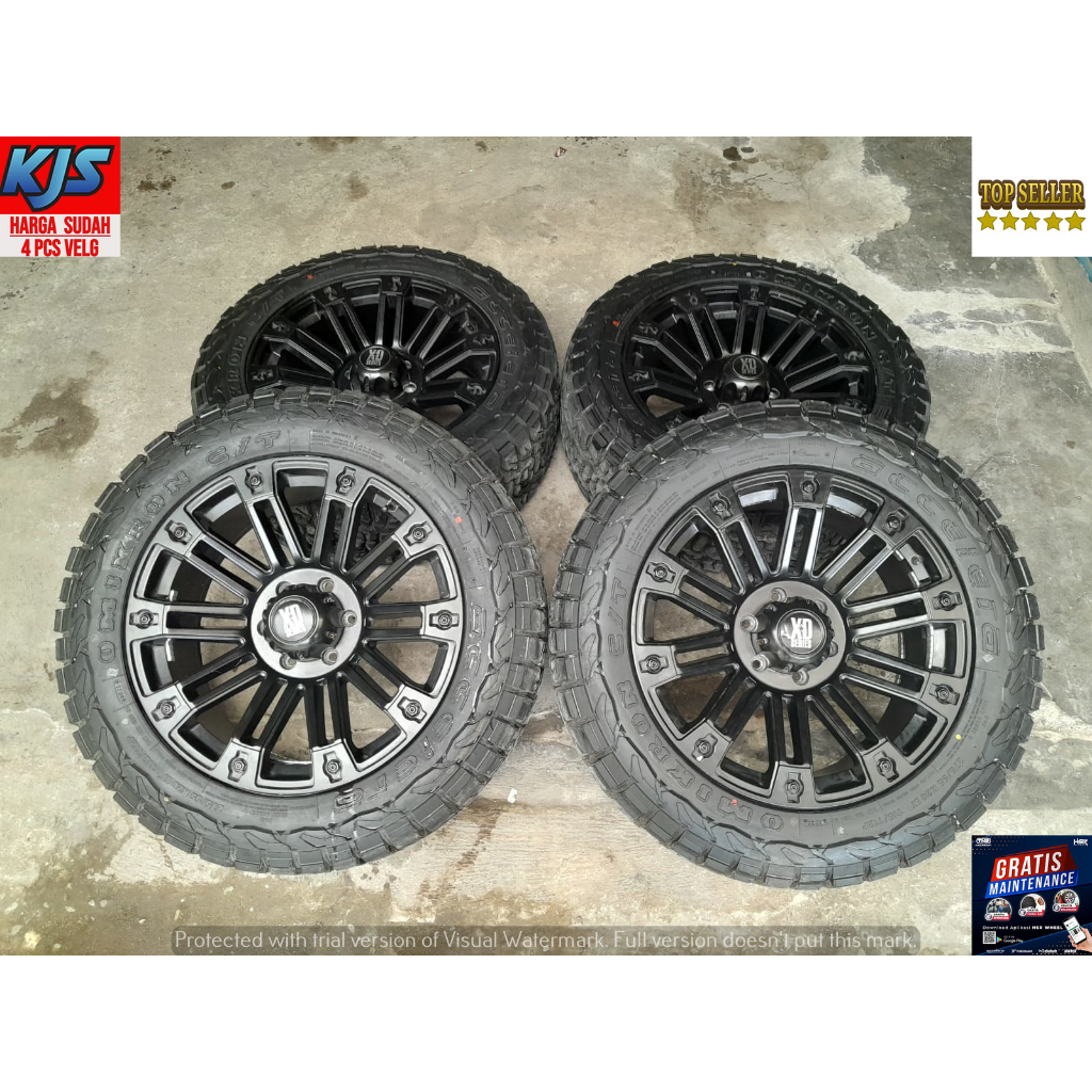 MENJUAL VELG RACING SECOND TERMURAH BERKUALITAS BUAT MOBIL PAJERO PAJERO  SPORT  FORTUNER  HILUX DOB