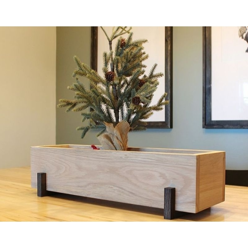 POT WOODEN BOX KAYU JATI BELANDA HIASAN RUMAH MEJA DEKORASI RUANG TAMU TEMPAT BUNGA ARTIFICIAL