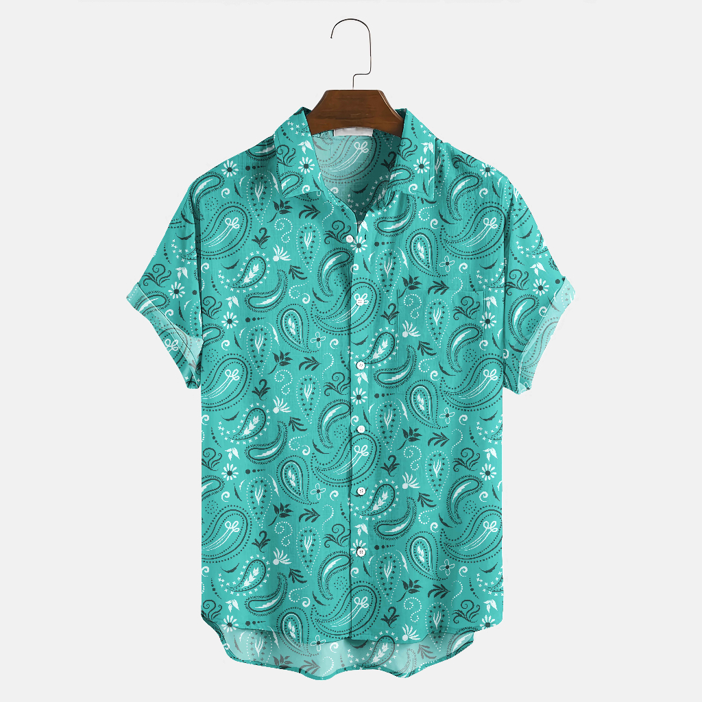 Kemeja pria - Paisley bandana 10758425