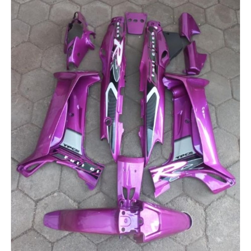 Cover Body Fullset Yamaha FizR F1zR Fizr FIZR Cover Body Halus Set Warna Ungu