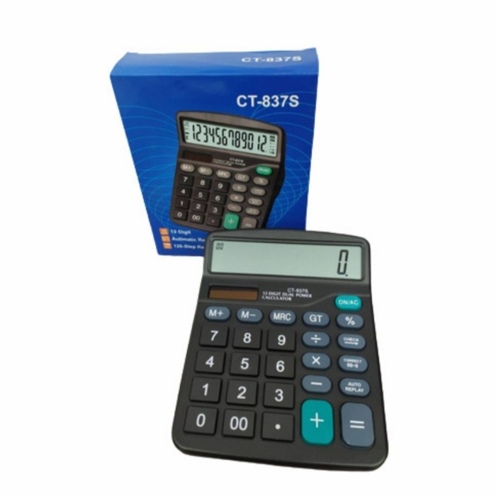 

Kalkulator 12 Digit / Calculator / Alat Hitung Citizen CT 837S