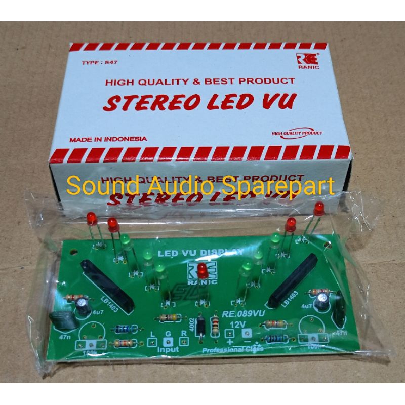 KIT LED VU DISPLAY STEREO LB1403