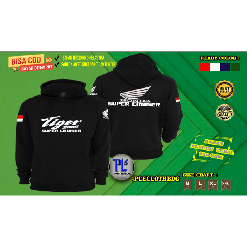 JAKET PRIA WANITA JAKET MOTOR TIGER 2000 HONDA KLASIK JAKET BAGUS SWEATER TIGER 2000 HONDA KLASIK JA