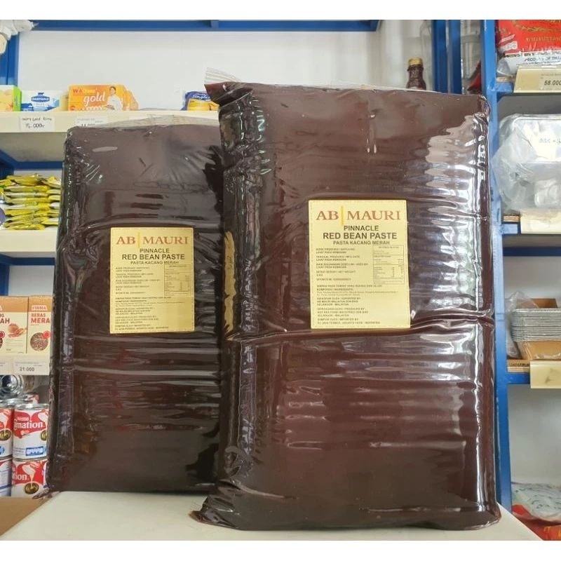 

Red Bean AB Mauri 5kg/Isian Kacang Merah Import Malaysia/Isian Roti Bakpao/Isian Onde Onde/Selai Kacang Merah Malaysia 5kg
