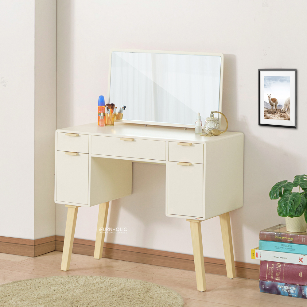 IFURNHOLIC Raisa Makeup Table | Meja Rias Minimalis | Meja Make Up | Meja Console