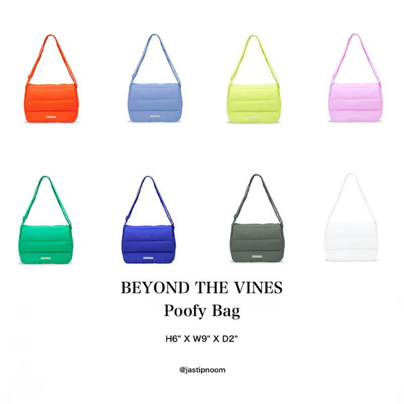 BEYOND THE VINES BTV Poofy Bag