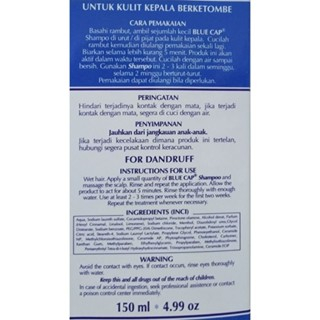 BLUE CAP SHAMPOO BOTOL 150 ML - shampoo untuk psoriasis / seboroik