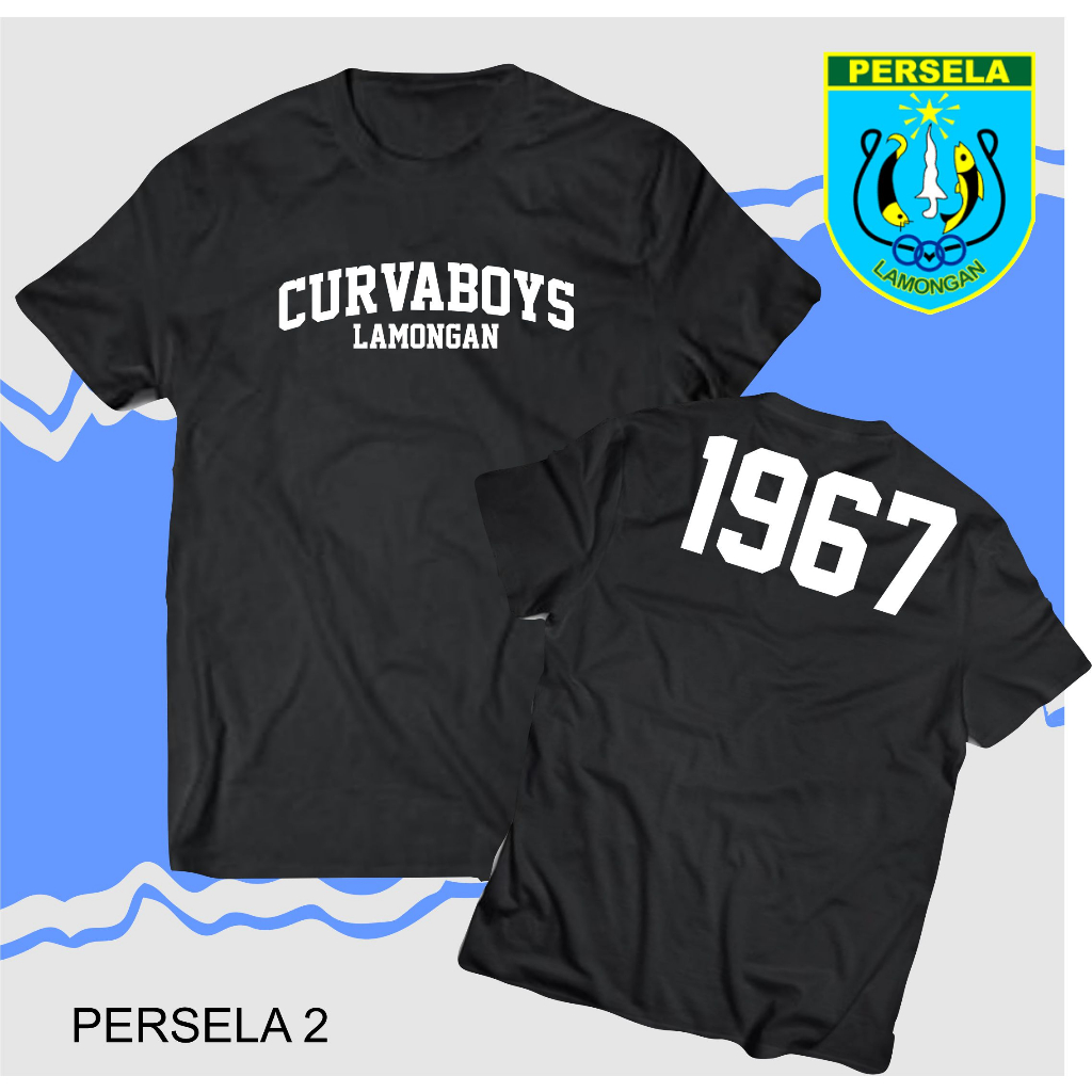 kaos persela1967 curvaboys lamongan