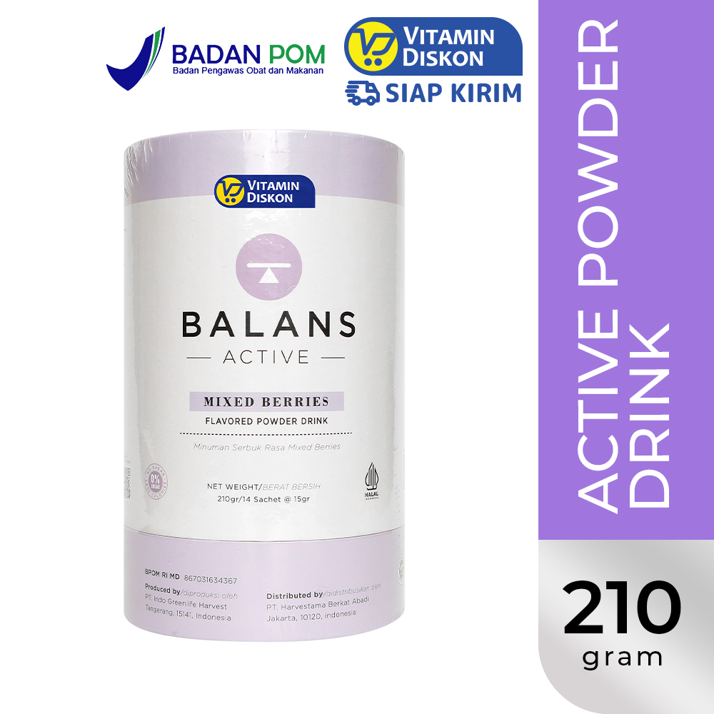 BALANS ACTIVE MIXED BERRIES FIBER AND PROBIOTICS DRINK 210GR