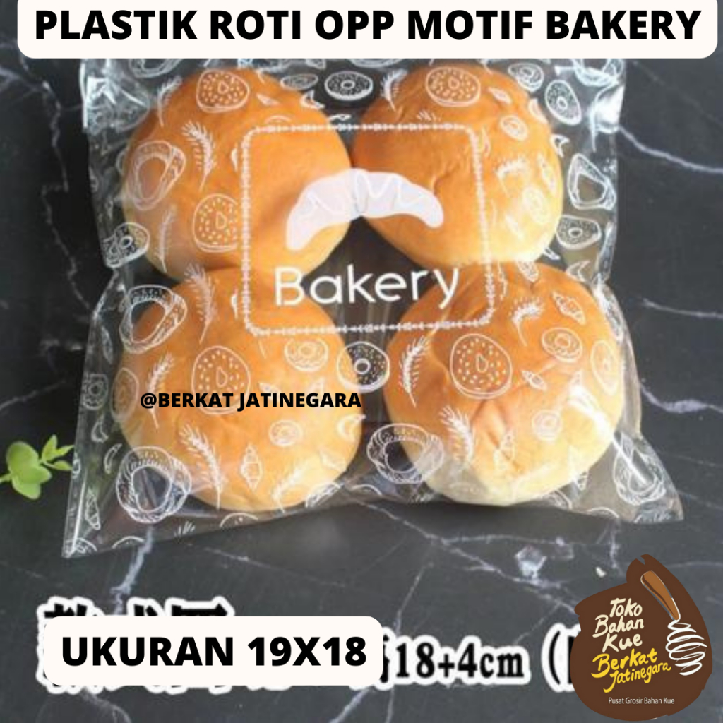 PLASTIK ROTI OPP MOTIF BAKERY