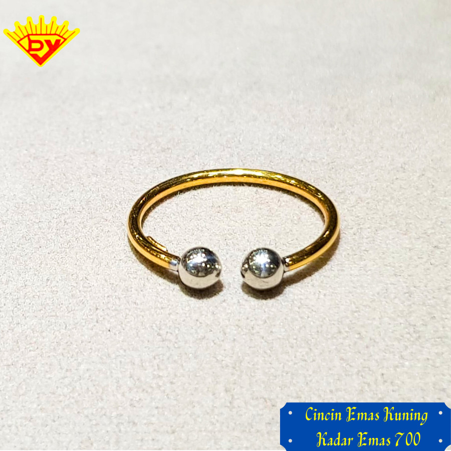 Cincin Emas Kuning 310 Kadar Emas 700