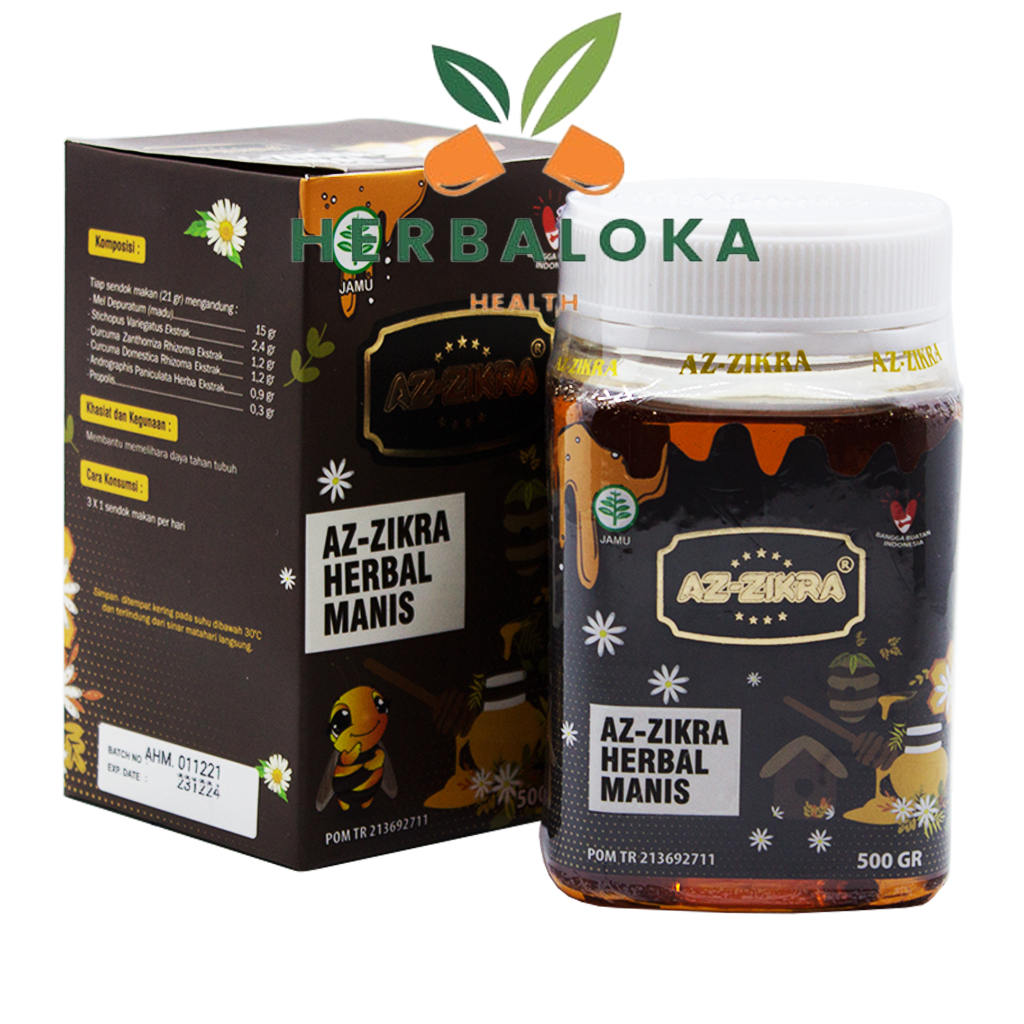 

Madu Az-Zikra Herbal Manis | AZ Zikra Herbal Manis 500 gram Azikra Azzikra Kemasan Baru Original