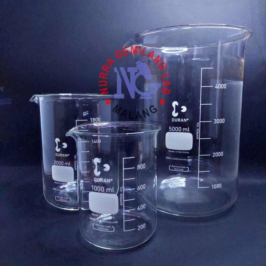 Beaker Glass 1000ml Duran