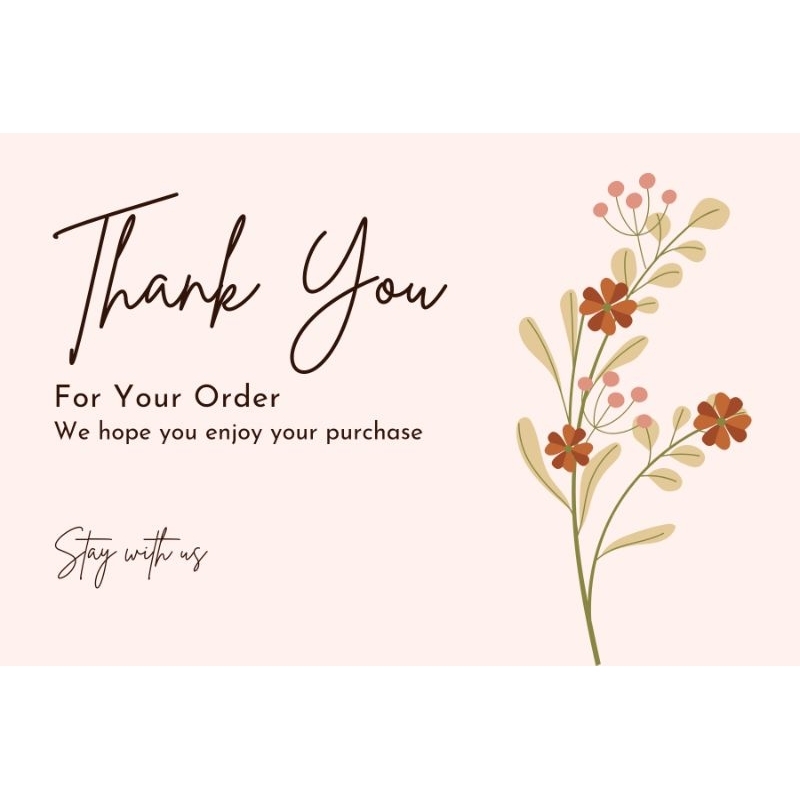 

Tambahan Thanks Card Souvenir