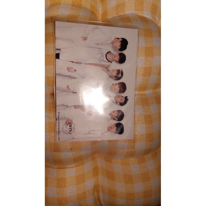 photocard poscard BTS offcicial rare