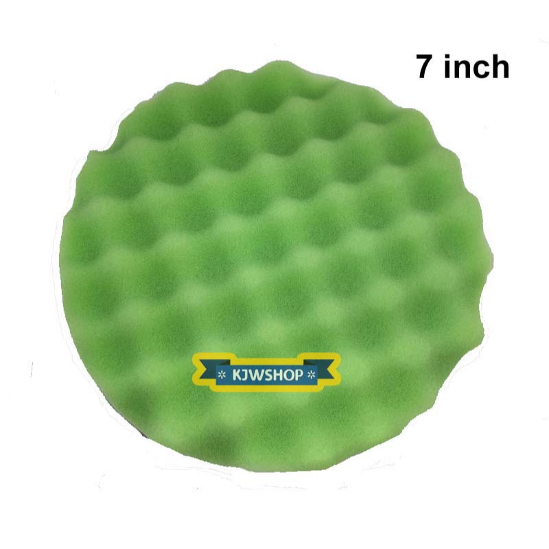 Green Foam Velcro Pad Spon Poles Hijau 7" 7inch Sponge Poles 7 Inch Busa Poles Hijau 7" Wave Foam Po