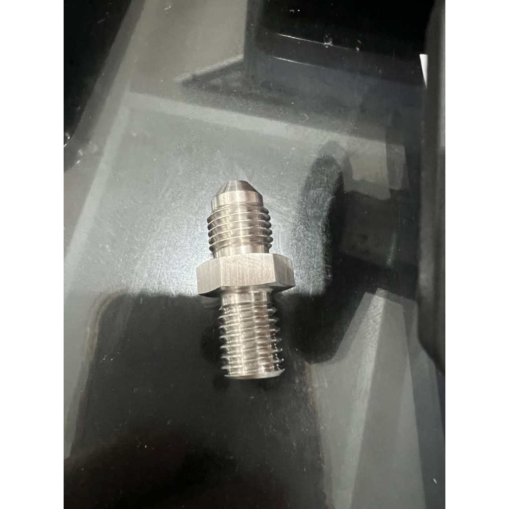 Stainless Steel AN to Metric Adapter AN4 M10X1.5 RHF3 RHF4 SEMUA RHF