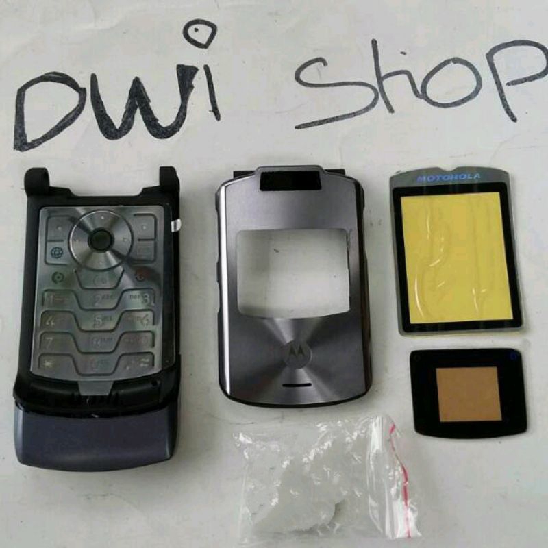 Casing fullset motorola v3xx grey