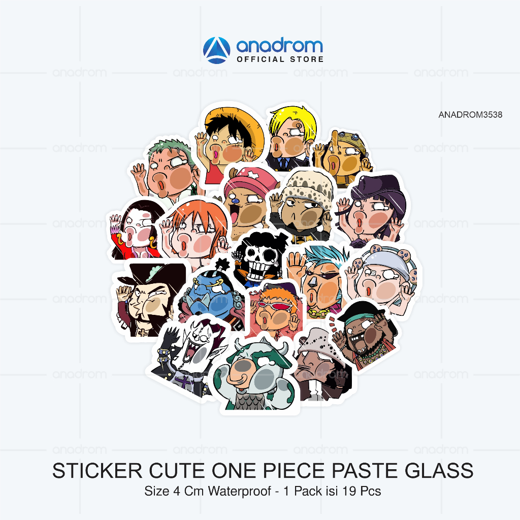 

Sticker Chibi One Piece Paste Glass | Sticker Chibi One Piece Nemplok | Anadrom 3538