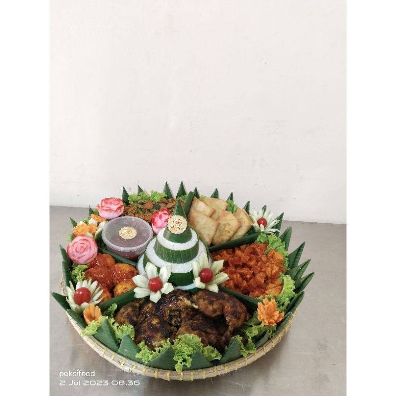 Tumpeng Murah /Tumpeng Nasi Kuning/nasi kuning/ tuumpeng porsi 5