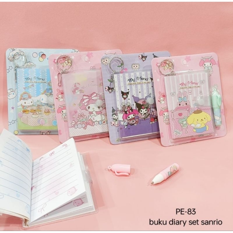 

Mini Diary Lucu Sanrio + Pulpen