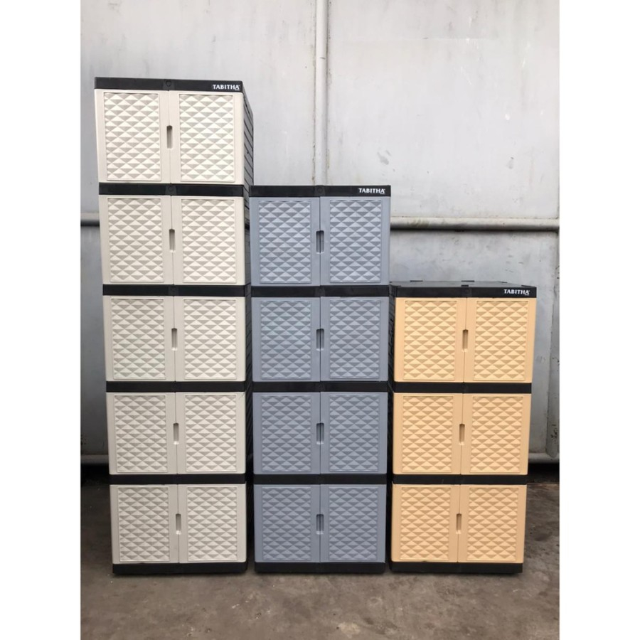 Viral  Lemari Baju 3 Susun Tabitha Plastik Susun 3 Lemari Baju Plastik Susun 3 Minimalis Kuat