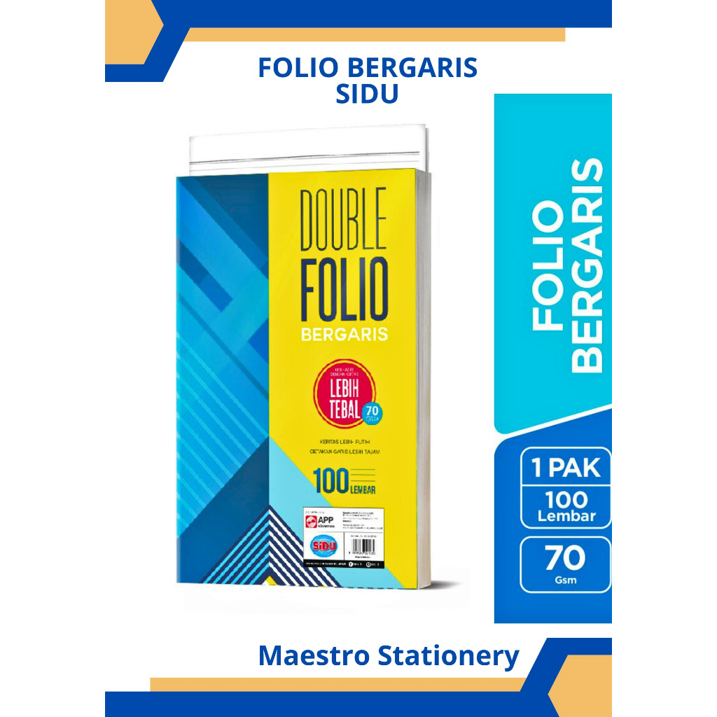 

SiDU Double Folio Bergaris 10 lembar 70 GSM (REPACK)