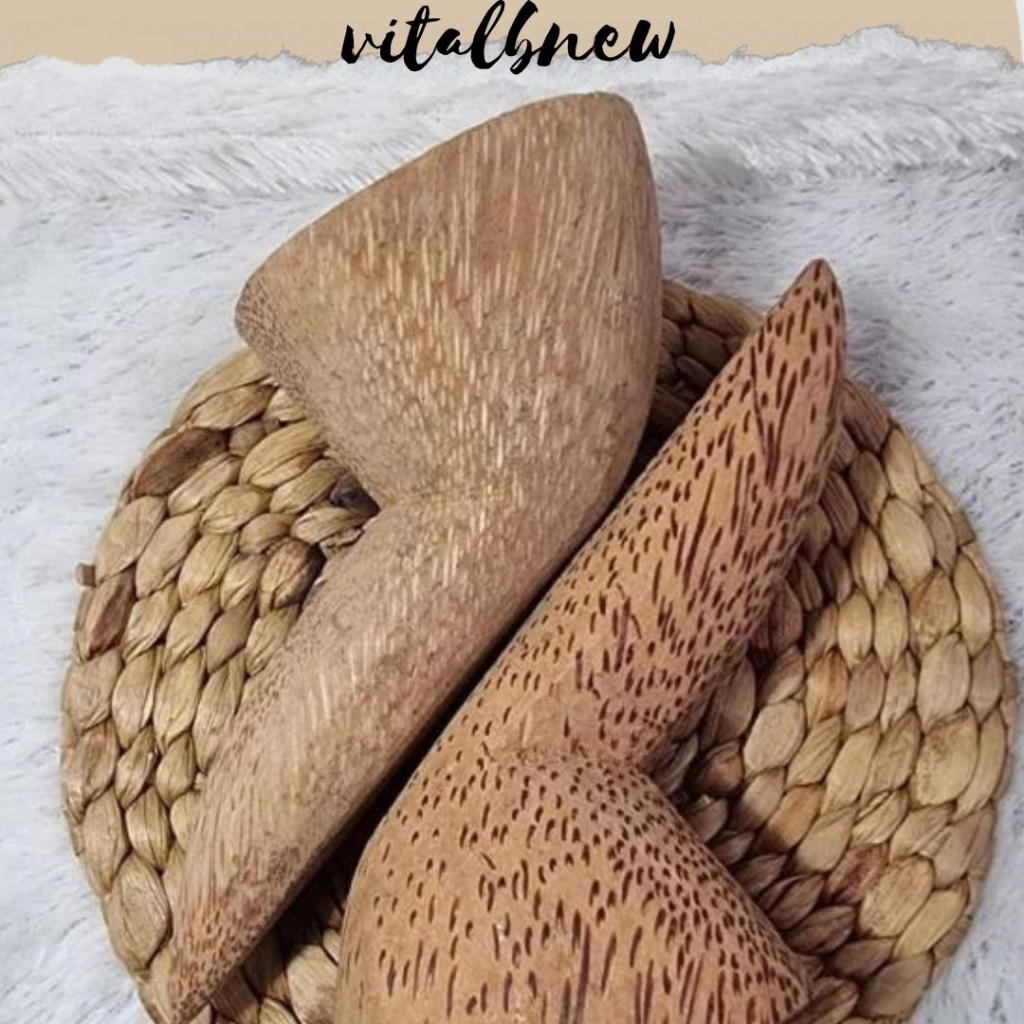 Ulegan kayu Aren Super Ukuran Jumbo Aman untuk makanan ULEKAN TERMURAH