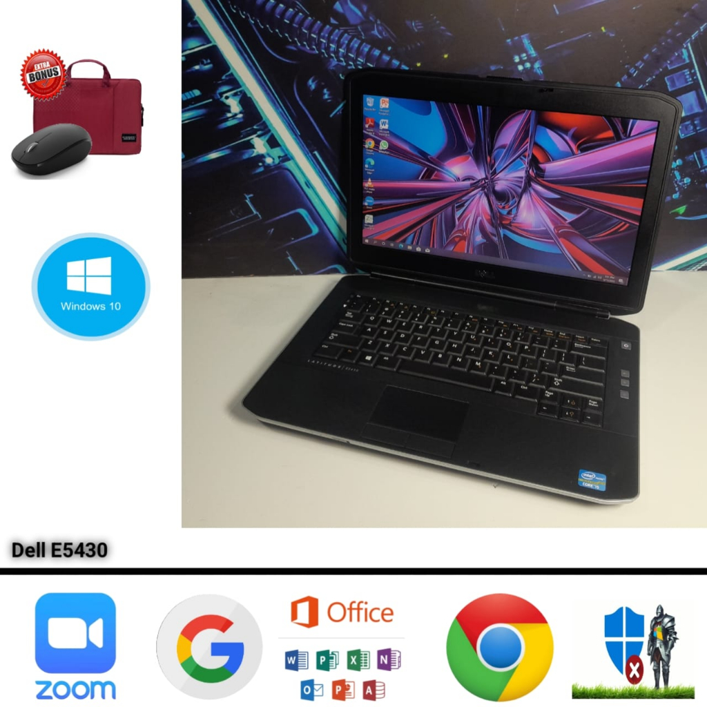 Laptop Dell E5430 Core i5-3230M Ram 8GB SSD 256GB 14"HD Free Gift - Windows 10 Siap Pakai