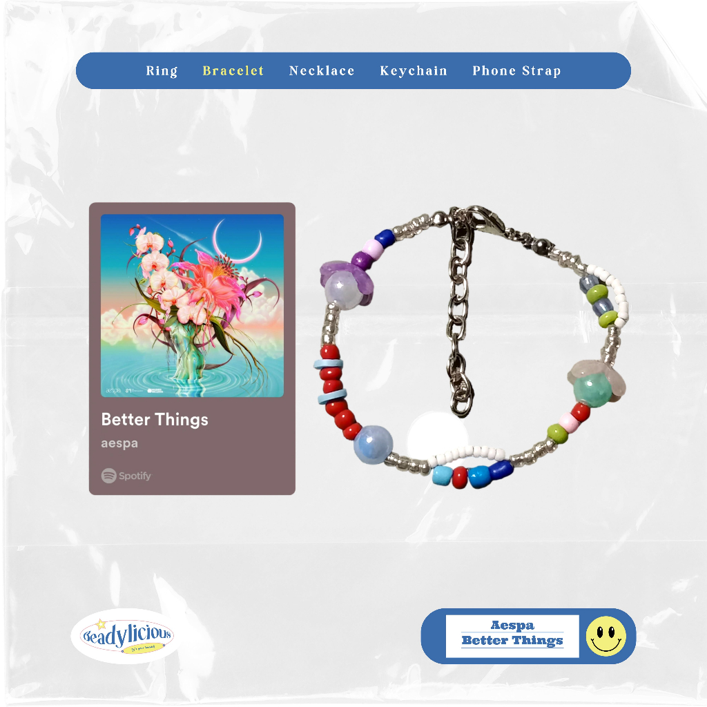 Aespa Better Things Bracelet - Gelang Manik Manik Beadylicious