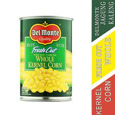 

DELMONTE FRESH CUT WHOLE KERNEL CORN DEL MONTE MAKANAN KALENG JAGUNG SUPPLIER HOTEL RESTAURANT CATERING CAFE CHINESE FOOD MURAH