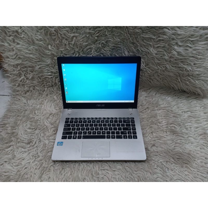Laptop Asus N46VZ Ram 4gb HDD 500gb core i5 Gen3 Double VGA Gaming siap pakai
