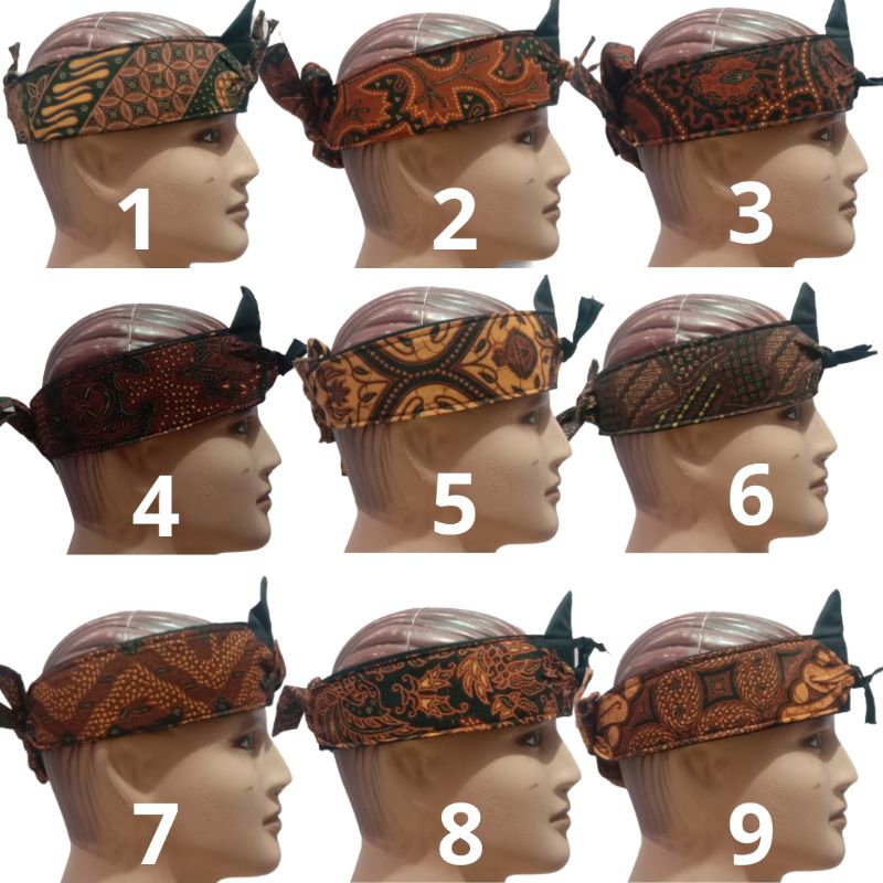 Iket totopong bando sunda praktis anak dewasa