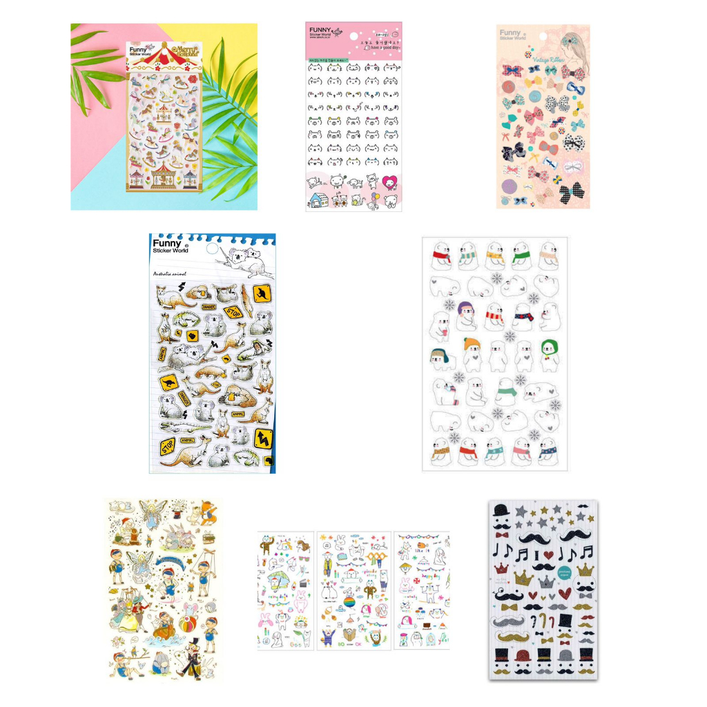 

Funny Sticker World Sticker Vol.2