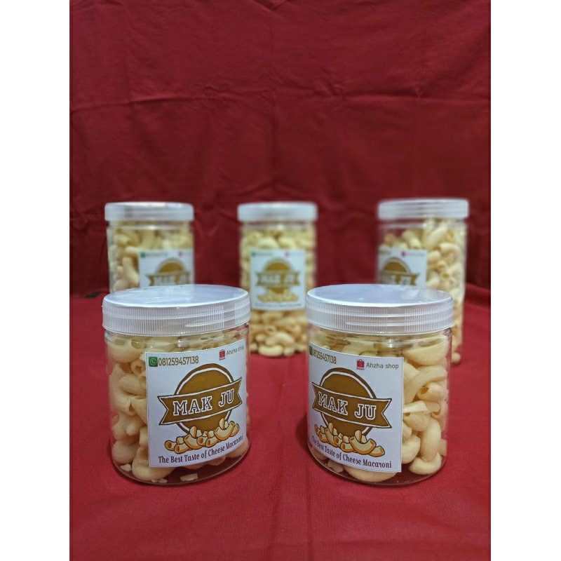 

MakJu 120gr/makaroni keju/Camilan Sehat dengan Keju Premium