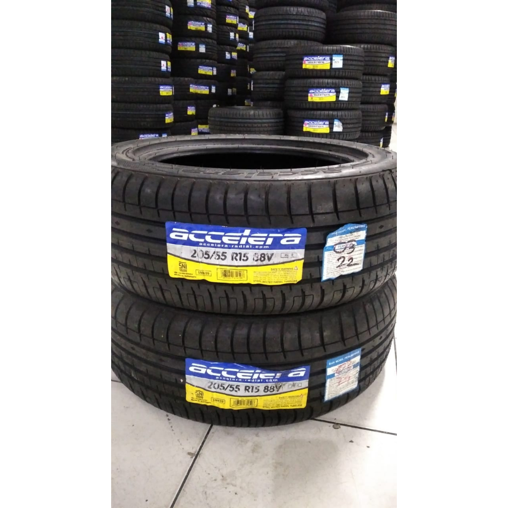Ban Mobil Ring 15 Tubles Type Accelera PHI-R 205 55 R15 Baru 205/55-15