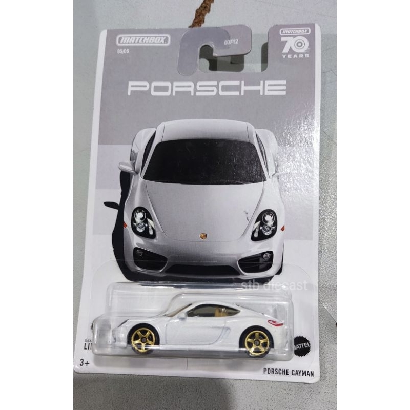 Matchbox Porsche Cayman putih white diecast porsche hotwheels - Matchbox series porsche diecast 1:64
