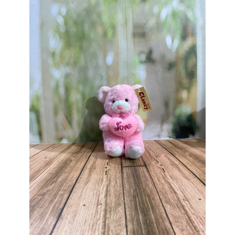 boneka teddy bear/boneka beruang pink/teddy bear love/boneka pink/beruang/teddy bear plush/boneka va