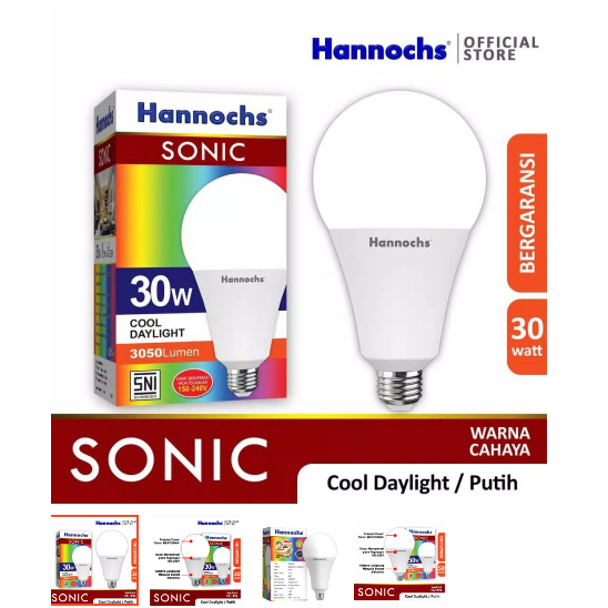 Lampu Hannochs LED JUMBO 30W Lampu Led Hannochs SONIC 30Watt 30 Watt