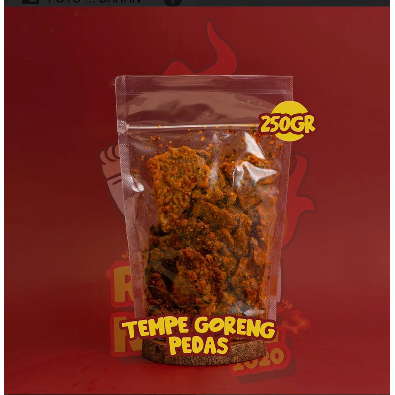 

TEMPE CRISPY Pedas 250gr