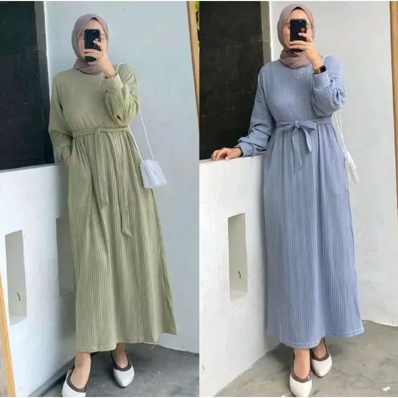 Gamis Knit Hornet / Long Dress Knit