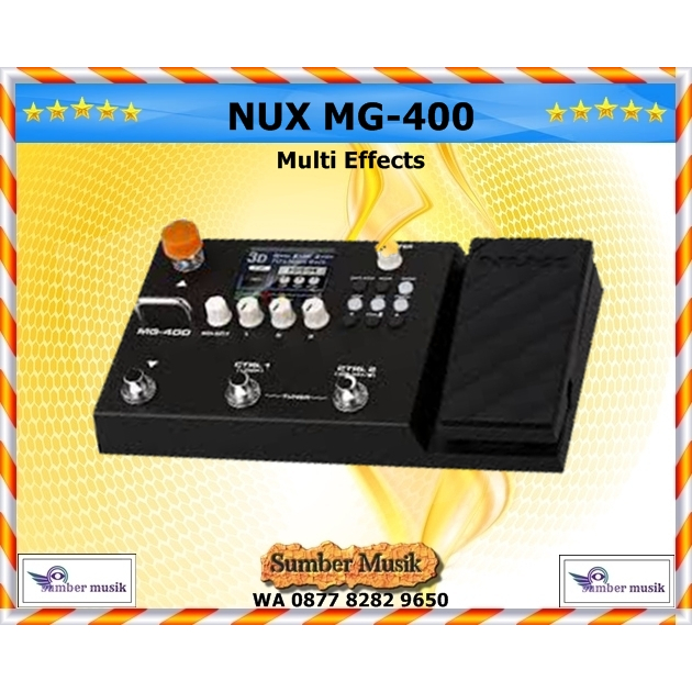 NUX MG400/MG-400/MG 400 Multi Effect Gitar Original