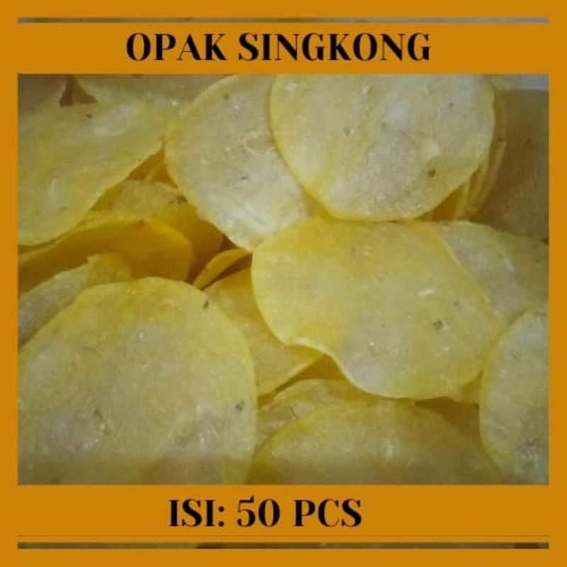 

Opak Singkong kecimpring original asli Isi 50 PCS