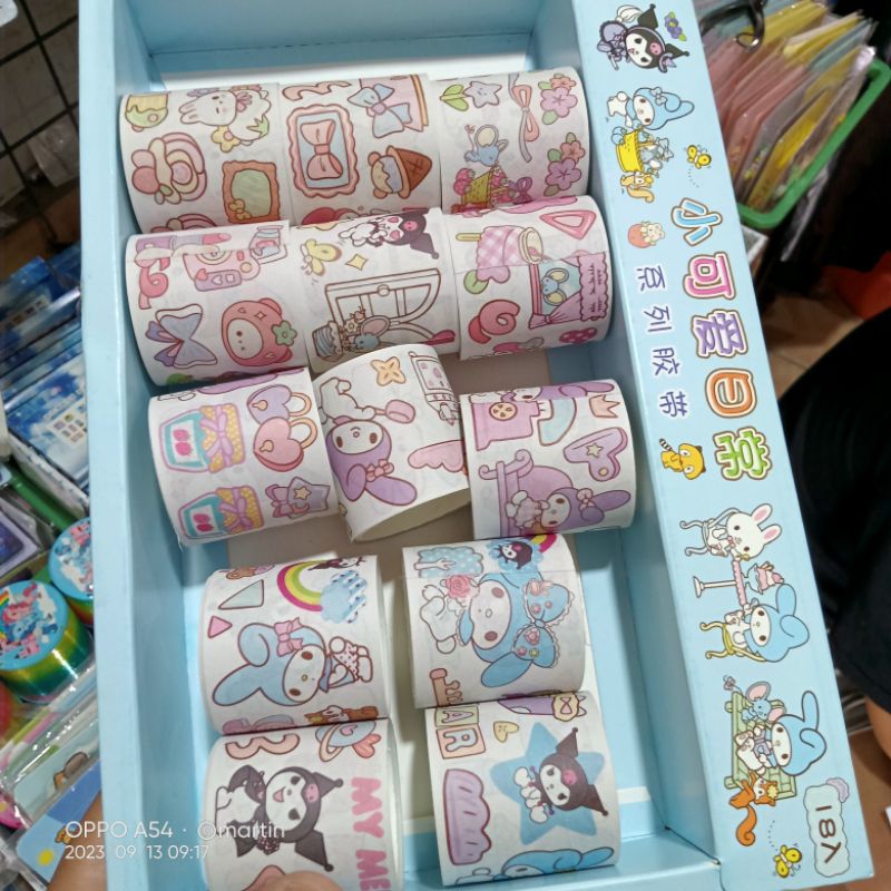 

STICKER KERTAS ROLL WASHI TAPE SANRIO