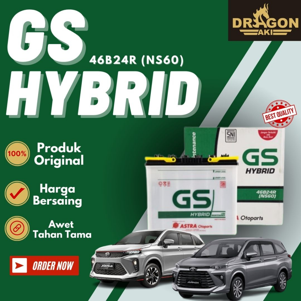 Aki mobil gs hybrid ns60