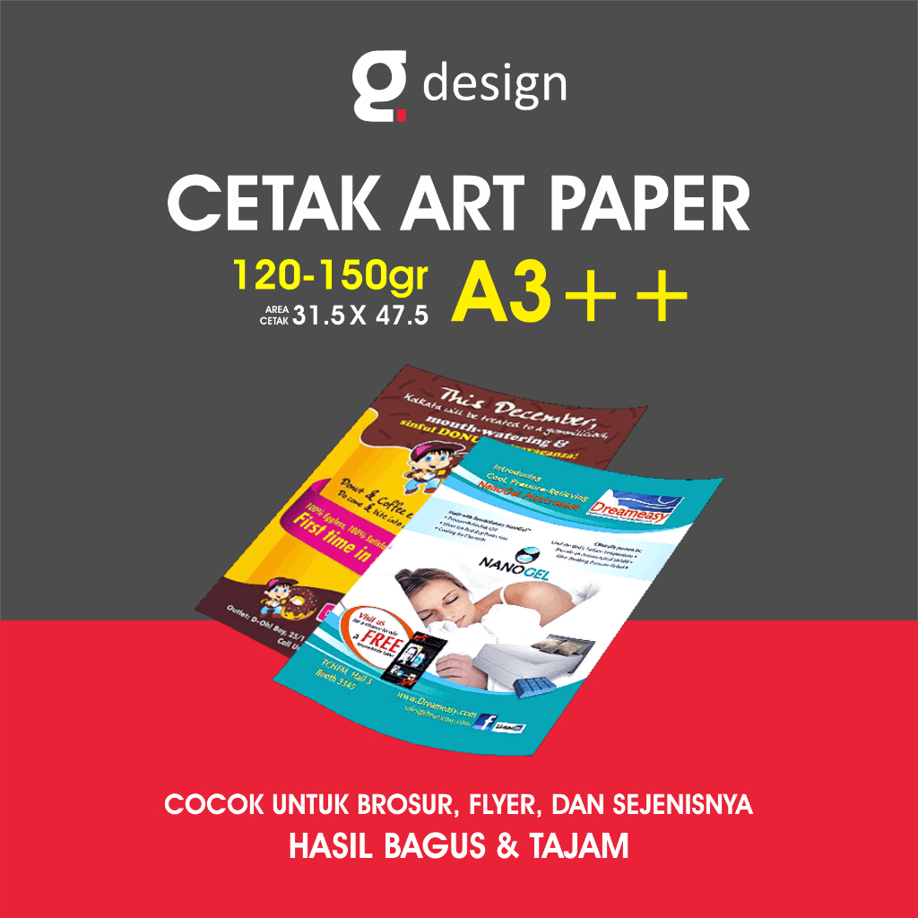 

CETAK ART PAPER 120-150 | HASIL BAGUS & TAJAM