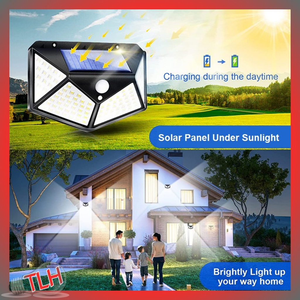 LAMPU TAMAN TENAGA SURYA SENSOR GERAK LED TEMPEL DINDING MODERN MINIMALIS HIAS OUTDOOR DEKORASI CAFE